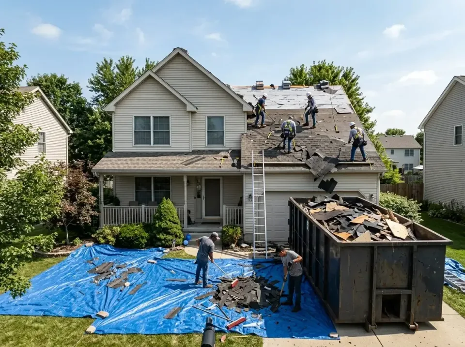 roof-replacement-debris-remova-004 — frequently asked questions, Cheapest Dumpster Rentals in Norridge, IL